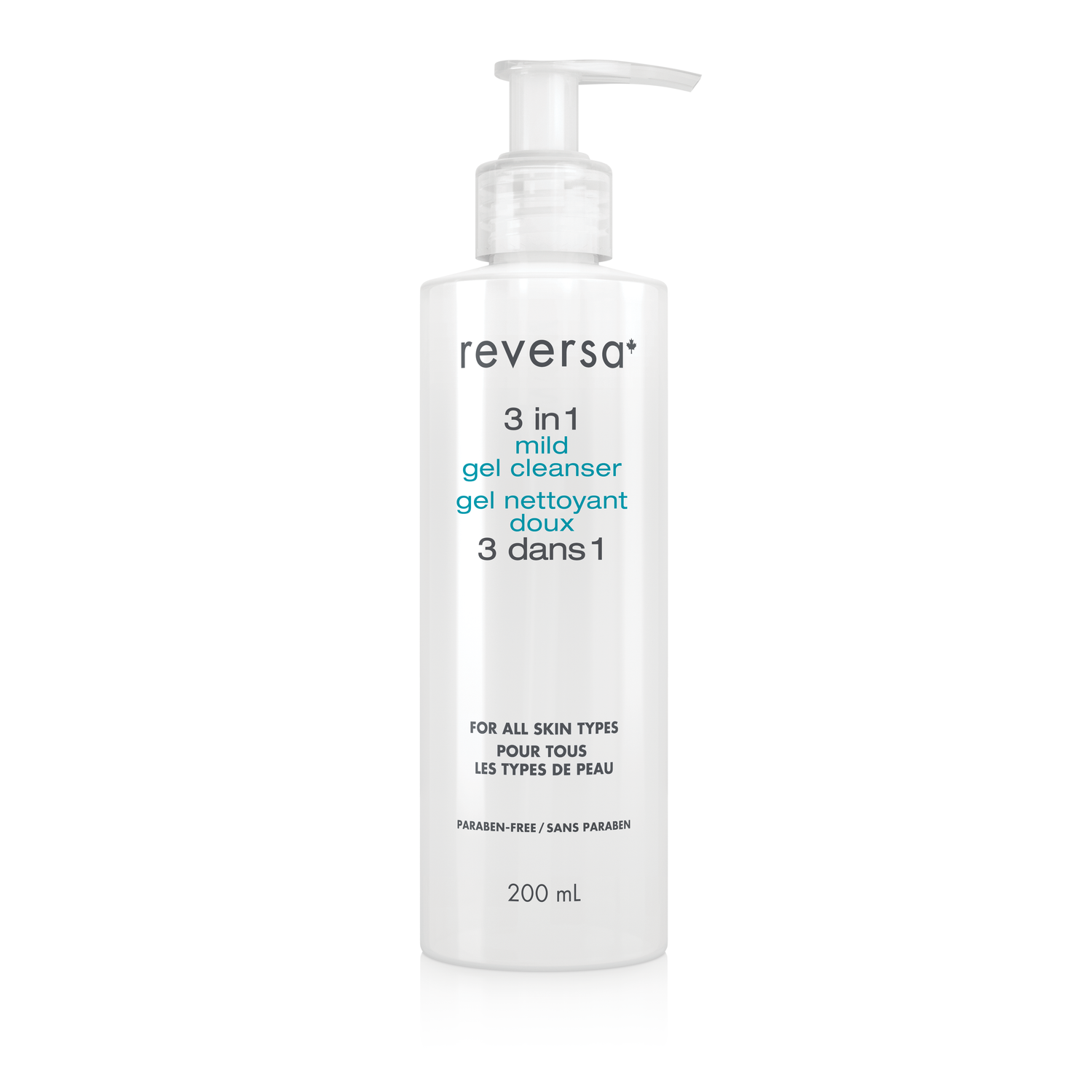 Gel nettoyant doux 3 dans 1